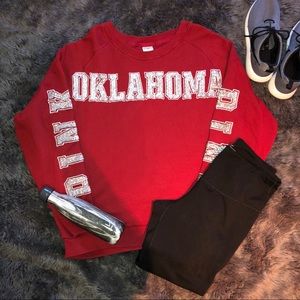 PINK Victoria’s Secret Oklahoma Sequin Sweatshirt